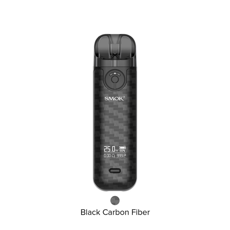 POD-система SMOK Novo 4 Pod Kit Black Carbon Fiber - Черное углеродное волокно