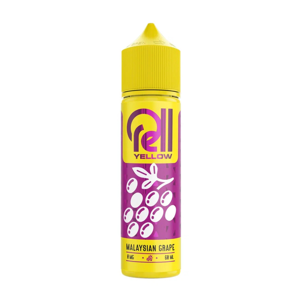 Жидкость RELL Yellow 60мл 6мг - Malaysian Grape (Виноград с кулером)