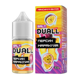 Жидкость SALT Duall EXTRA 30ml 20mg - Персик маракуйя