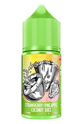 Жидкость SALT Rell Green 30мл 20мг - Strawberry-Pineapple Coconut Juice