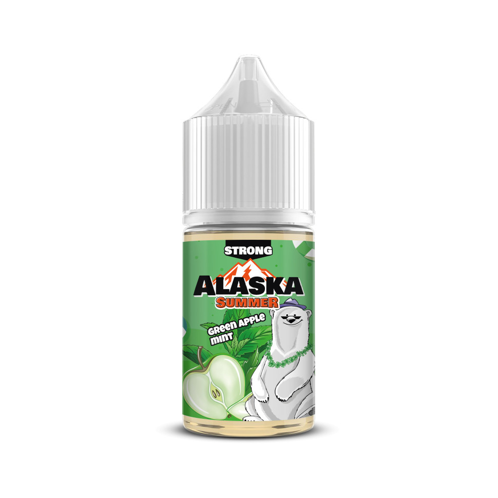 Жидкость SALT Alaska Summer 30мл 20мг Strong - Green Apple Mint