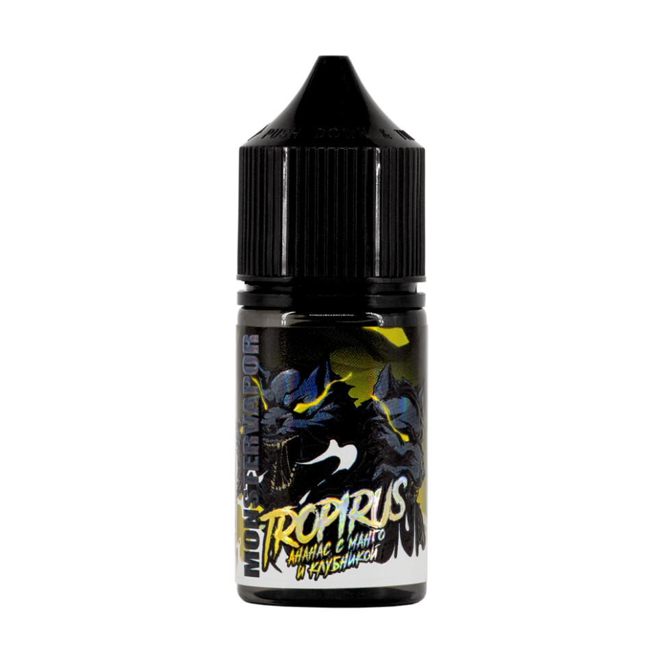 Жидкость SALT Monstervapor 30мл 20мг - TROPIRUS (Ананас с манго и клубникой)