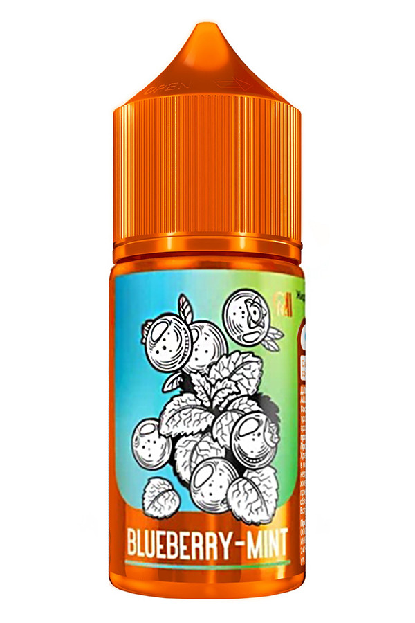 Жидкость SALT Rell Orange 30мл 20мг - Blueberry Mint (Черничная мята)