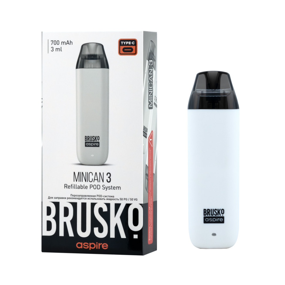 POD-система Brusko Minican 3 - Белый