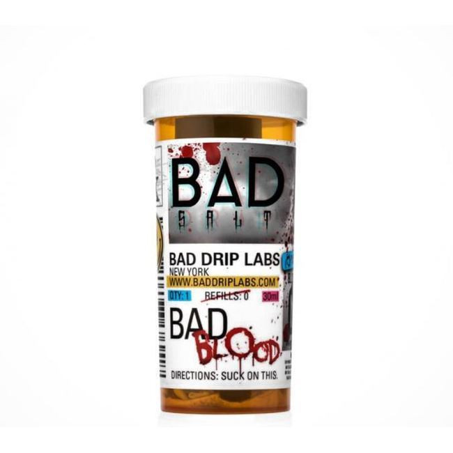 Жидкость SALT Bad Drip 30мл 20мг - Bad Blood (Черника, йогурт, гранат, ваниль)