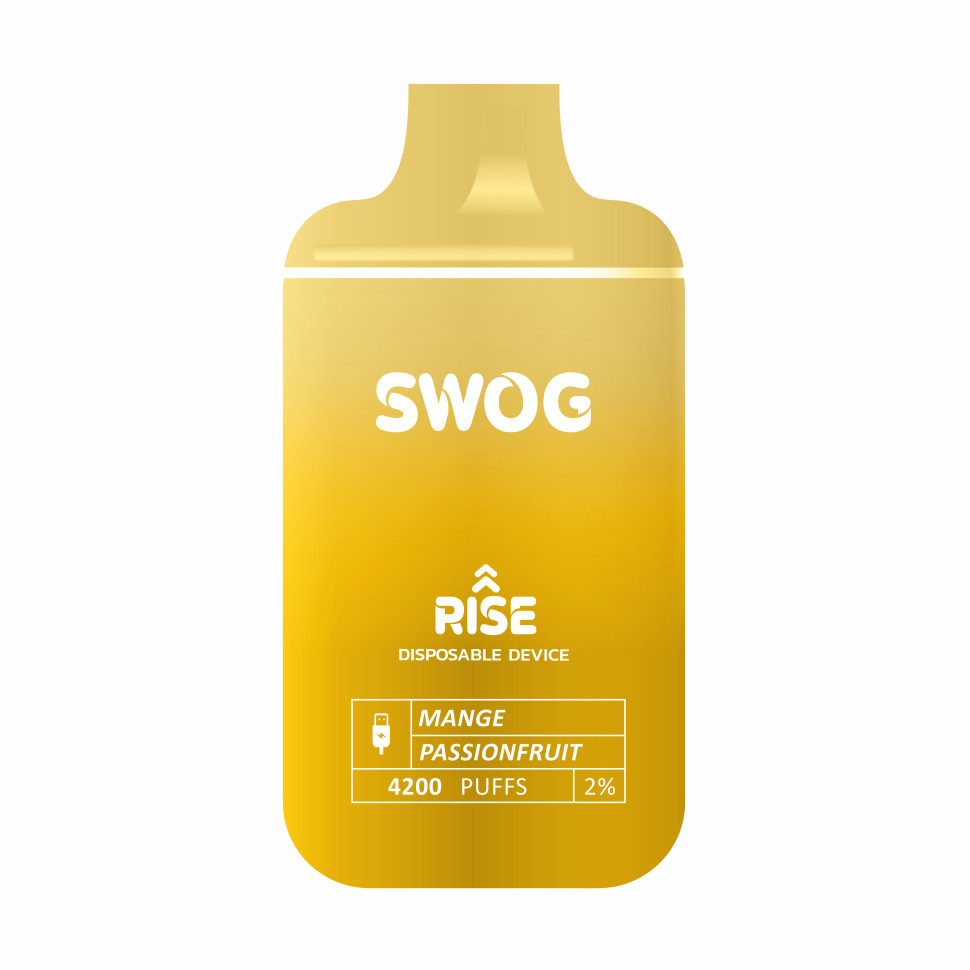Эл. сигарета SWOG RISE (4200) Mango Passion Fruit - Манго маракуйя