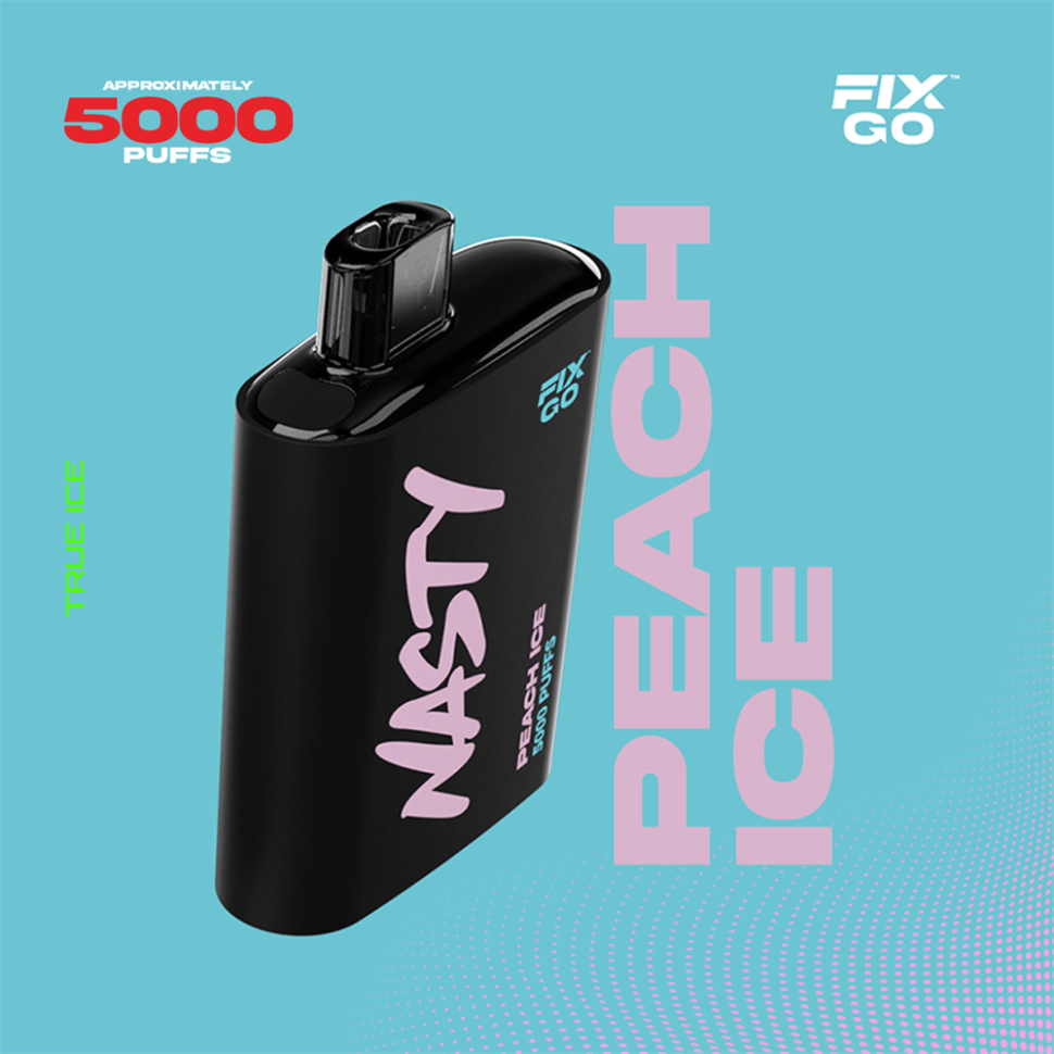 Эл. сигарета Nasty Fix (5000) Peach Ice - Персик со льдом