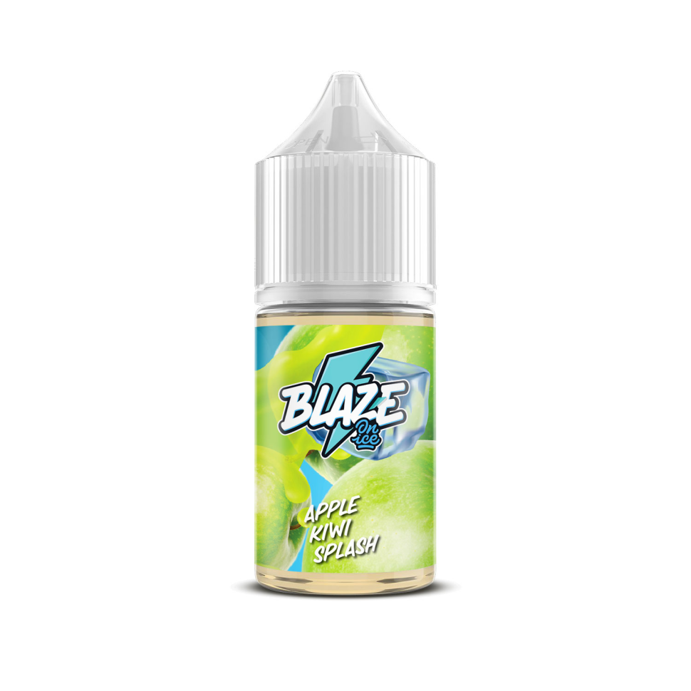 Жидкость SALT Blaze On Ice 30мл 20мг STRONG - Apple Kiwi Splash (Фреш из яблока и киви с холодом )