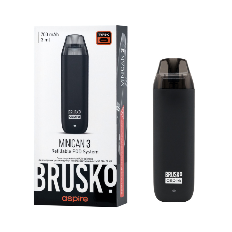 POD-система Brusko Minican 3 - Черный