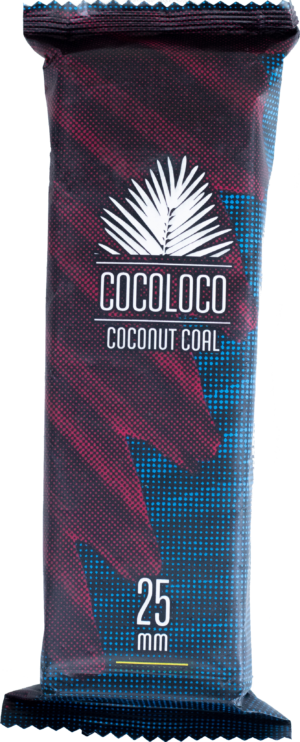 Уголь для кальяна COCOLOCO Mini Pack 12 шт - 25 мм