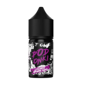 Жидкость SALT PODONKI V1 30мл 20мг STRONG Lychee Grape Mint - Ледяной личи виноград мята