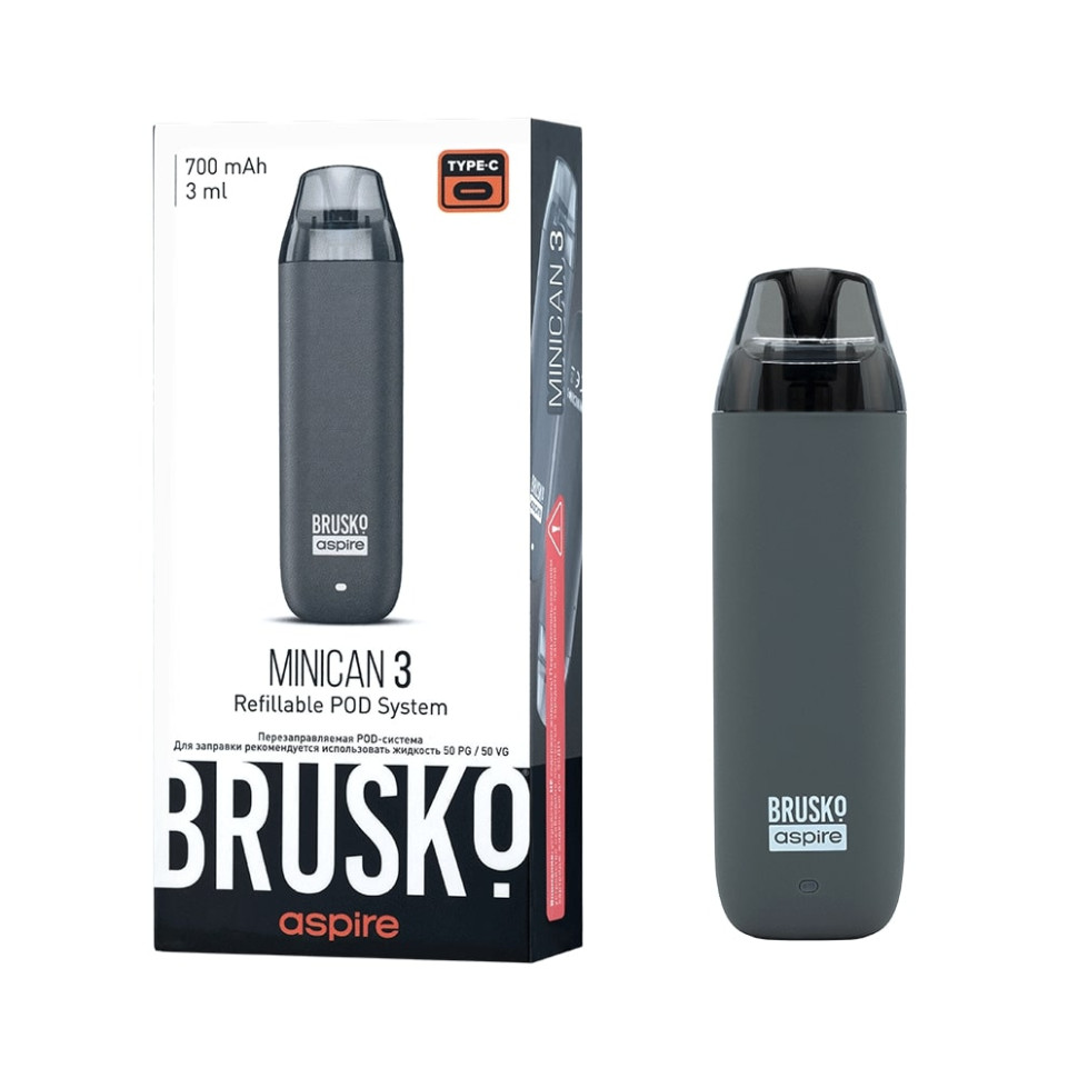 POD-система Brusko Minican 3 - Серый