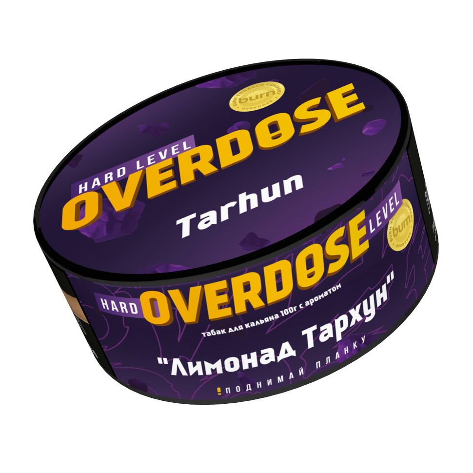 (МТ) Overdose 100гр Tarhun - Лимонад тархун