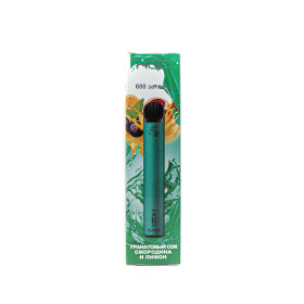 Эл. сигарета HQD Super (600) Pomegranate and currant juice / Гранатовый сок со смородиной и лимоном